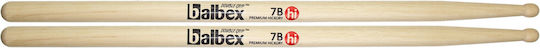 Balbex Hickory Drumsticks Schlagzeug 7B
