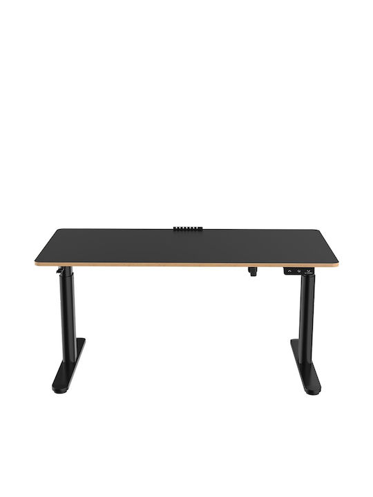 Pulsar Kids Desk made of Melamine Black 120x60x60cm