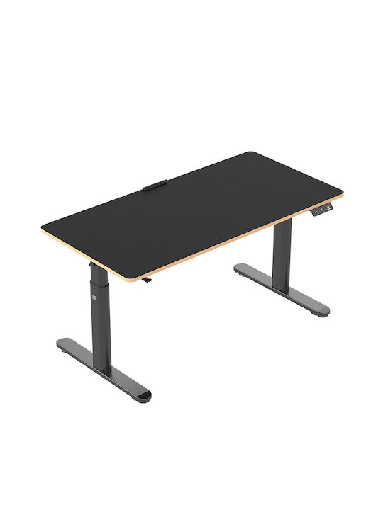 Pulsar Kids Desk made of Melamine Black 120x60x60cm