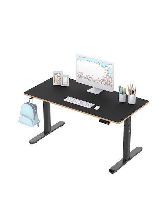 Pulsar Kids Desk made of Melamine Black 120x60x60cm