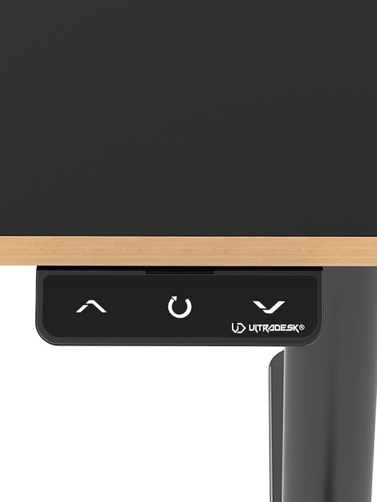 Pulsar Kids Desk made of Melamine Black 120x60x60cm