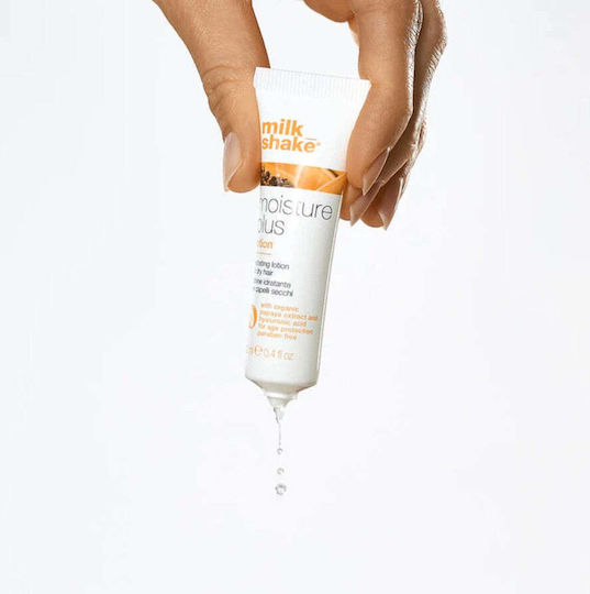 Set Tratament Lotiune de Par Paraben-free Milk Shake Moisture Plus Hidratare 12 Buc 12 Ml