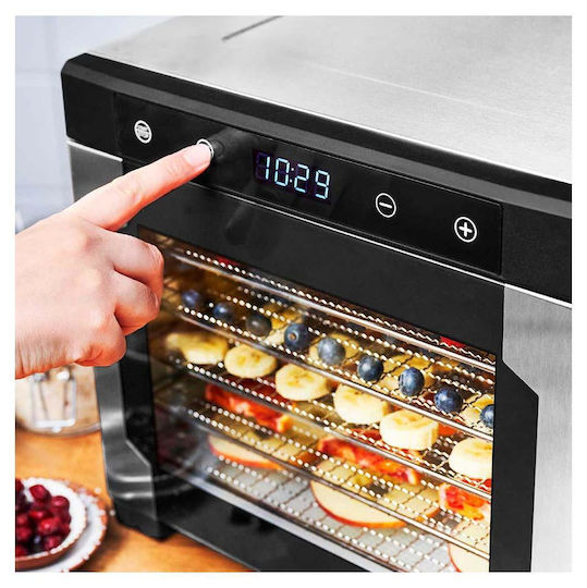 Gastroback Deshidrator De Alimente Cu 6 Rafturi Și Temperatura Reglabilă 35-70°C