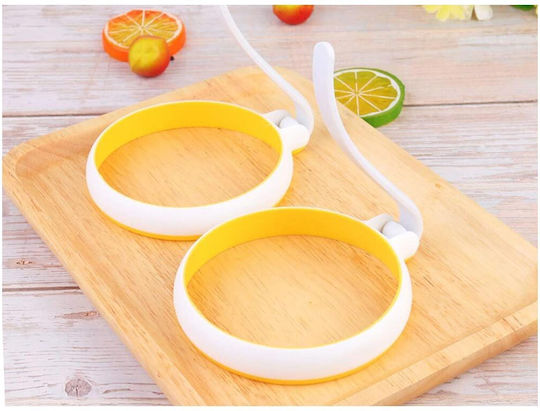 Set of 2 Egg Molds for Frying Pancakes and Omelettes 10x13x10 cm Aria Trade
