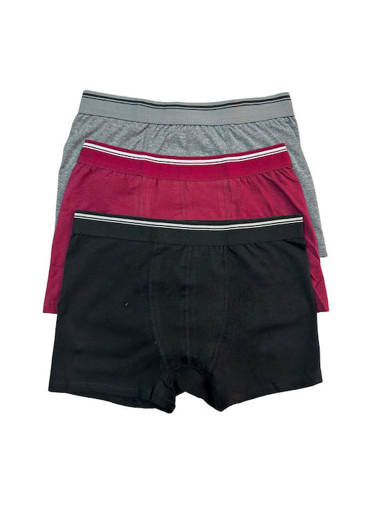 Berrak Herren Boxershorts Gray 3Packung