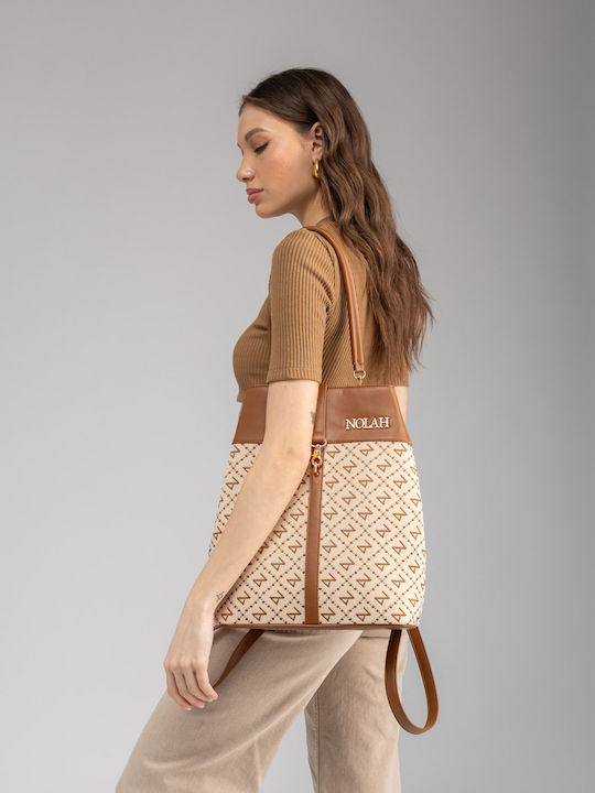 Nolah Matter Women's Bag Backpack Beige-Brown