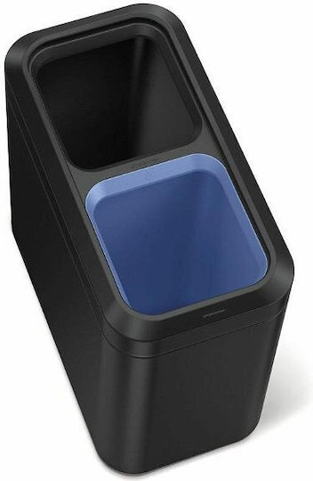 Simplehuman Abfalleimer Abfall Kunststoff Schwarz 1Stück