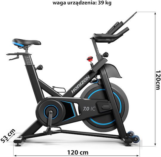 Horizon Fitness Spin Bike Magnetic with Wheels