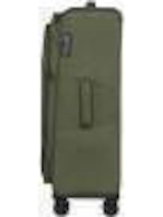 Verage Large Travel Suitcase Fabric Black with 4 Wheels Height 80cm GM21002-L-BLC