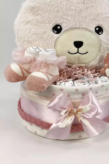 Dama Koupa Χειροποίητο Diaper Cake για Κορίτσι
