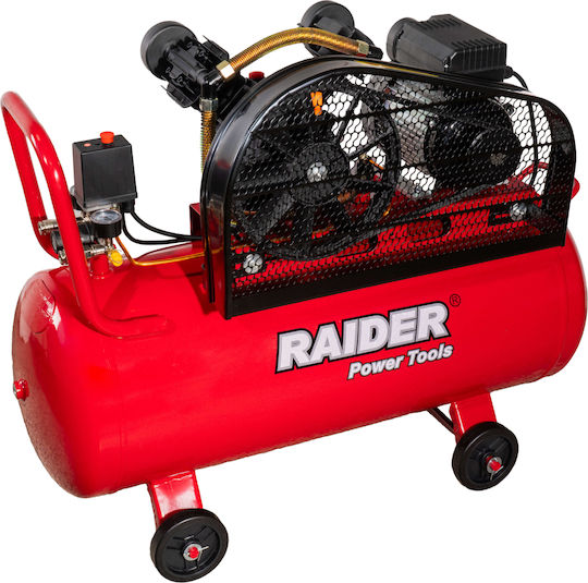Raider RD-AC17 Einphasig Luftkompressor 94dB mit Lufttank 100Es 120117