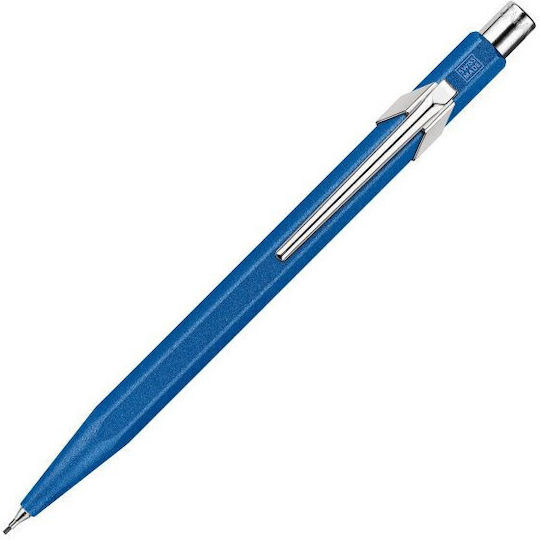 Caran D'ache Μηχανικό Μολύβι από Ατσάλι 0.7mm με Γόμα 1τμχ Μπλε