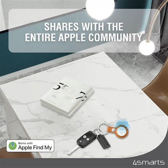 4Smarts SkyTag Slim Apple Find My Μαύρο 2τμχ