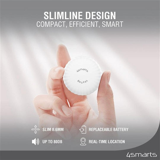 4Smarts SkyTag Slim Apple Find My Μαύρο 2τμχ