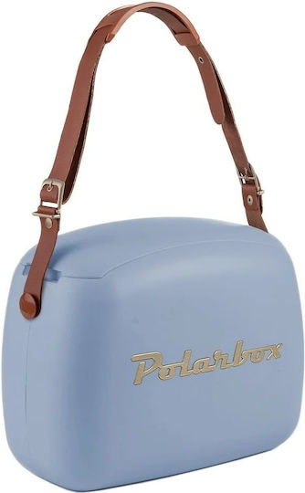 Polarbox Small Gold Edition Portable Fridge 6lt Pastel Blue