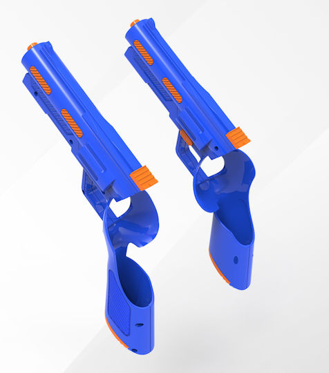 Replika Pistolen-Controller für Meta Quest 3 Blau