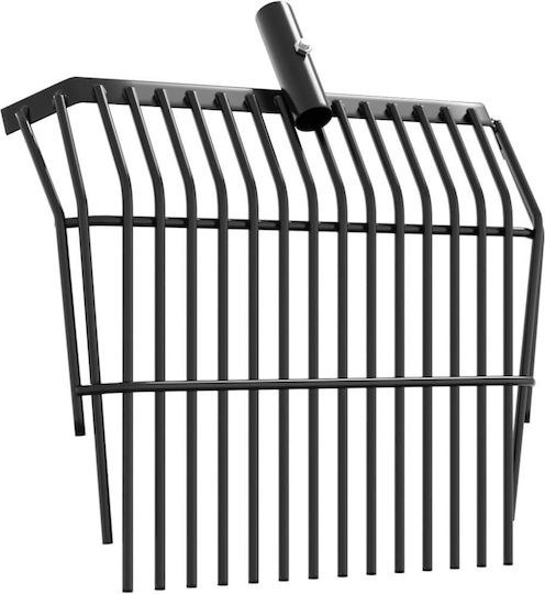 Vidaxl Pitchfork Head 14 Teeth Black Steel