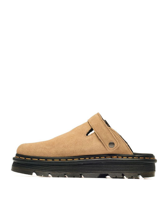 Dr. Martens Zebzag Γυναικεία Δερμάτινα Σαμπό Μπεζ