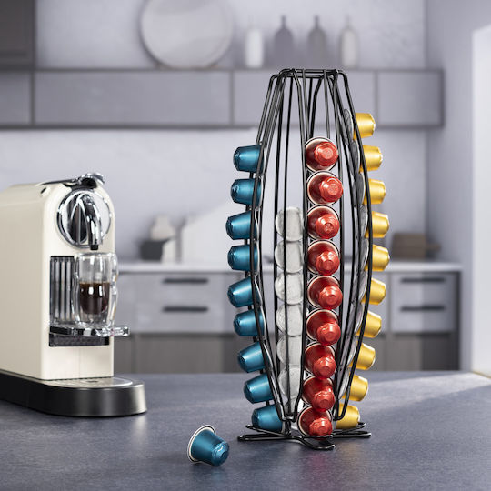 Xavax Метална Стойка за Съхранение на Капсули Nespresso 17x17x37см 111265