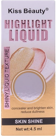 Kiss Beauty Iluminator Lichid Strălucire Piele 01 4.5ml