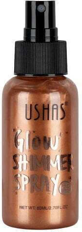 Ushas Glow Highlighter Lichid pentru Corp Glow Shimmer Spray 04 80ml