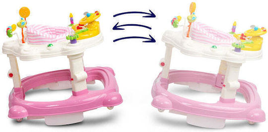 Caretero Baby Walker for 6+ Months Pink