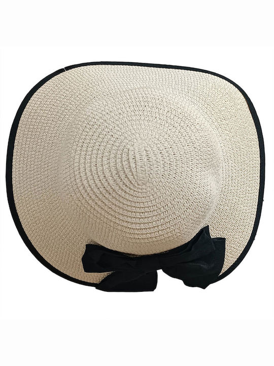 Baria Bags Wicker Women's Fedora Hat White