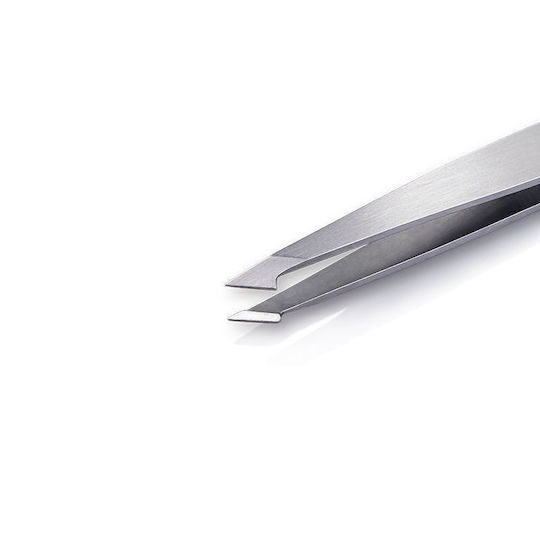 Nghia Augenbrauenpinzette mit Schräger Spitze Silber 0.6cm