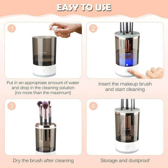 Makeup Brush Cleaning Container