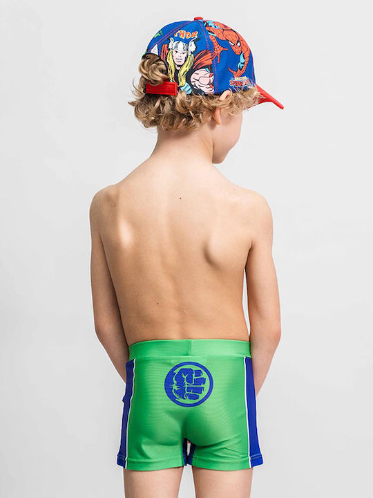 Disney Hulk Avengers Kids Swimwear Swim Shorts Green