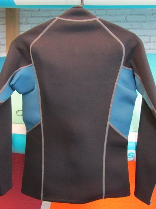 Aropec Aropec Diving Jacket with Zip Black 1.5mm
