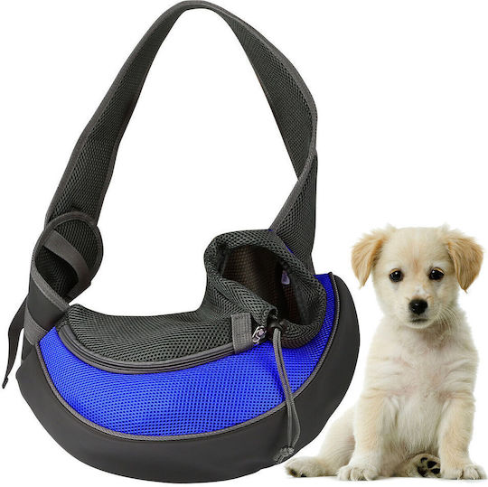 Marțipan pentru transport câine / pisici până la 10kg Albastru M44xL24cm.