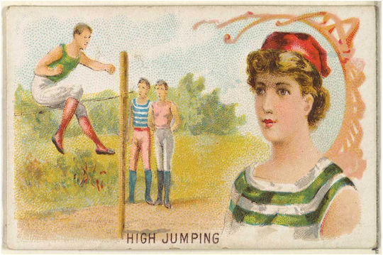 High Jumping From Games Painting on Canvas 65x40cm