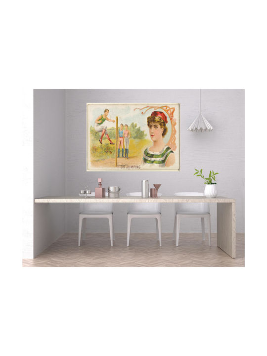 High Jumping From Games Painting on Canvas 80x50cm