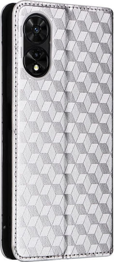 Imprinted Rhombus Buchen Sie Silber (TCL 50 5G)