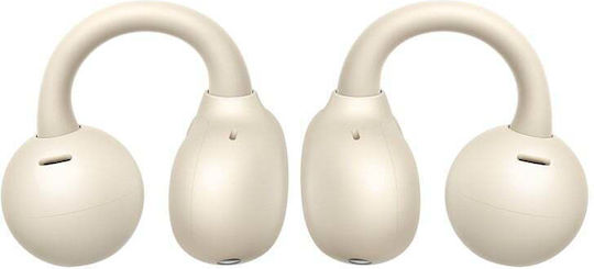 Huawei FreeClip Earbud Bluetooth хендсфри Слушалки с Устойчивост на Пот и Кутийка за Зареждане Бежов