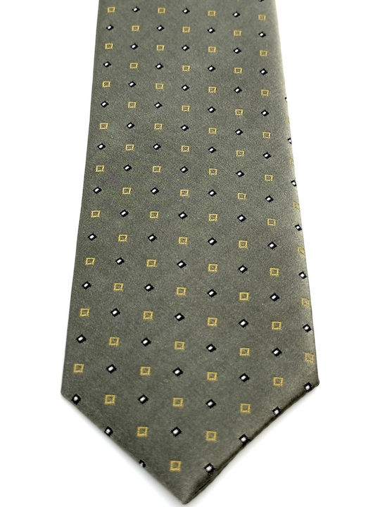 Legend Accessories Men's Tie Set Printed in Khaki Color
