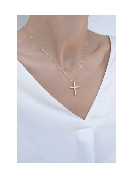 Kritsimis Gold Cross 14K with Chain