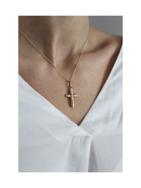 Kritsimis Gold Cross 14K with Chain