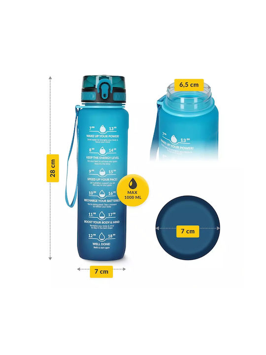 4FIZJO Παγούρι 1000ml Μπλε