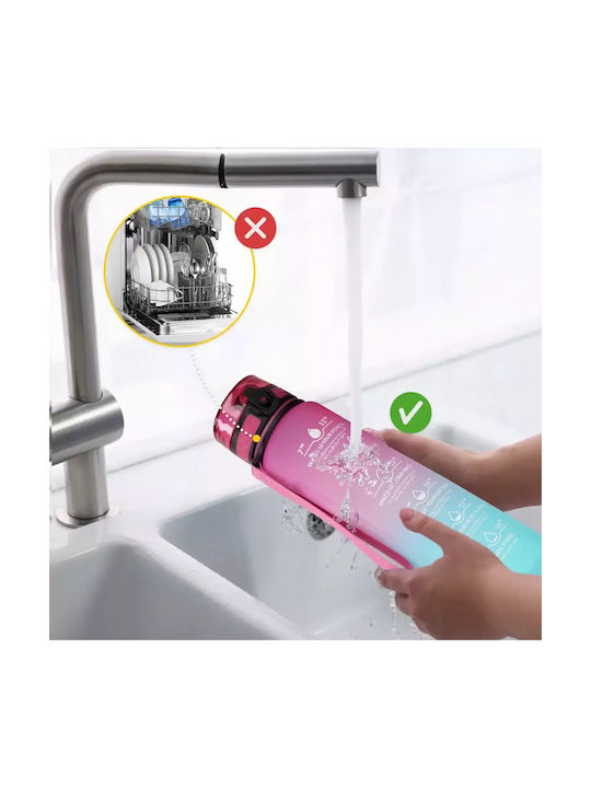 4FIZJO Water Bottle 1000ml Blue