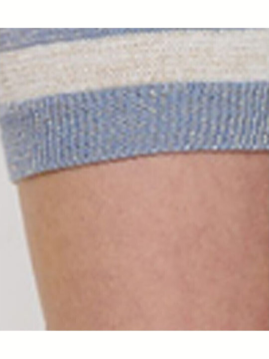 Ble Resort Collection Women's Shorts Beachwear Grey/blue/white