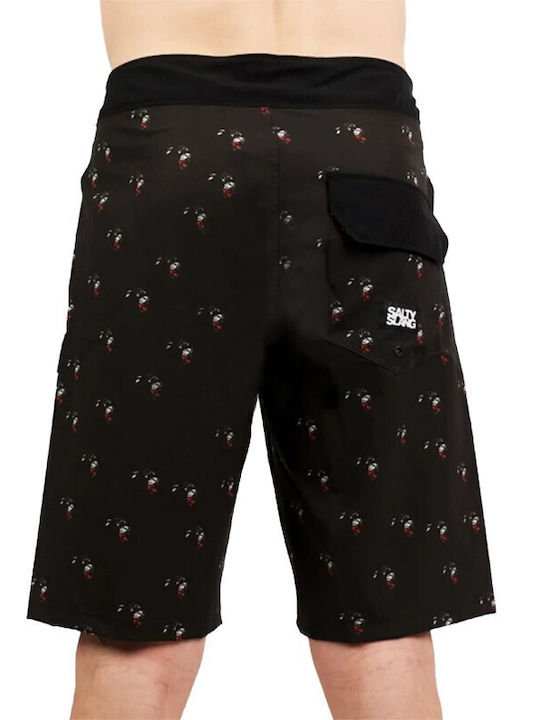 Salty Slang Men's Swimwear Shorts Black