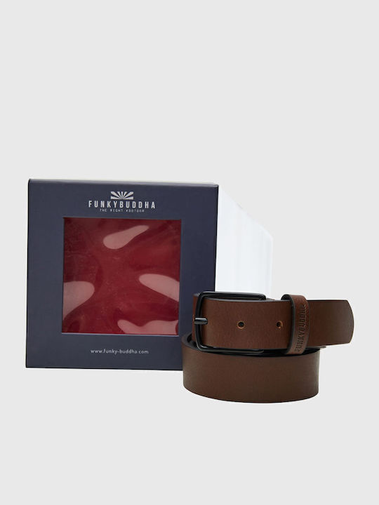 Men's Belt Leather Brown