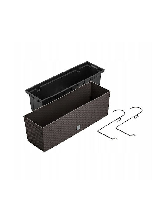 Prosperplast Ghiveci Plastic Maro 58x18x19.5cm.