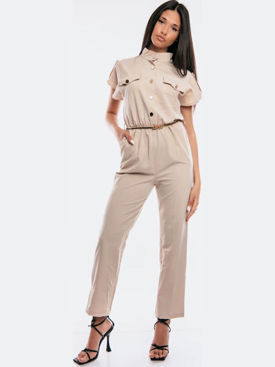 De Damă Salopetă Beige