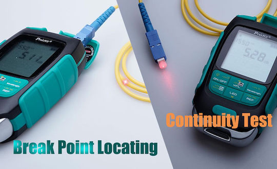 Професионален мултиметър Proskit Fiber Optic Mt-7616 за измерване на мощност и VFL 30mw - Mt-7616 - Идентификационен номер 112953