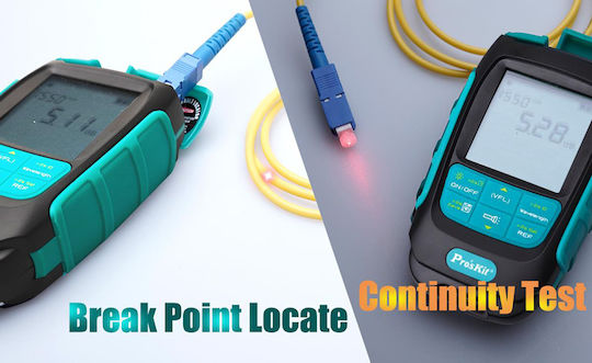 Proskit Fiber Optic Multimeter Mt-7616 Power Measurement & Vfl 1mw – Mt-7618 – Id 112986