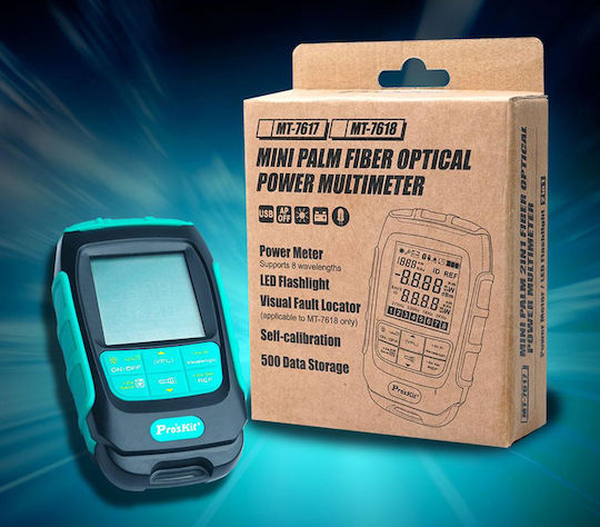 Proskit Fiber Optic Multimeter Mt-7616 Power Measurement & Vfl 1mw – Mt-7618 – Id 112986