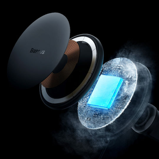 Baseus CW01 & Car Charger Βάση Κινητού Αυτοκινήτου με Μαγνήτη MagSafe Μαύρη